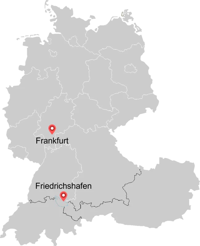 Locations of SET Management Consulting in Germany and other countries