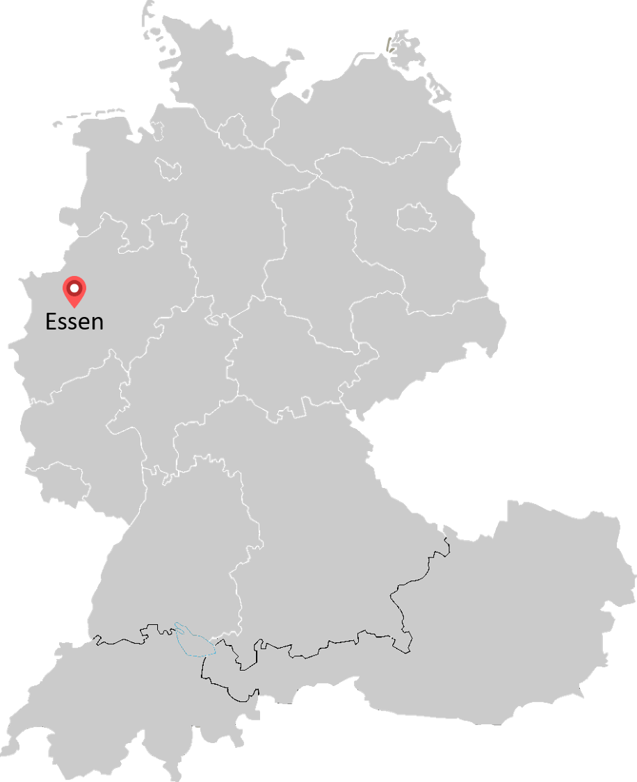 Standorte von E.ON Inhouse Consulting in Deutschland und weiteren Ländern